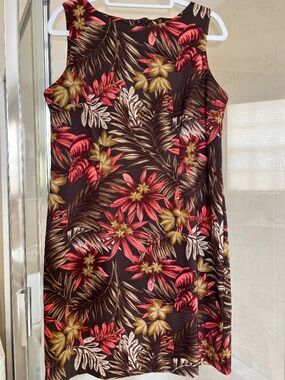 Ladies Tropical Sleeveless dress Size 14